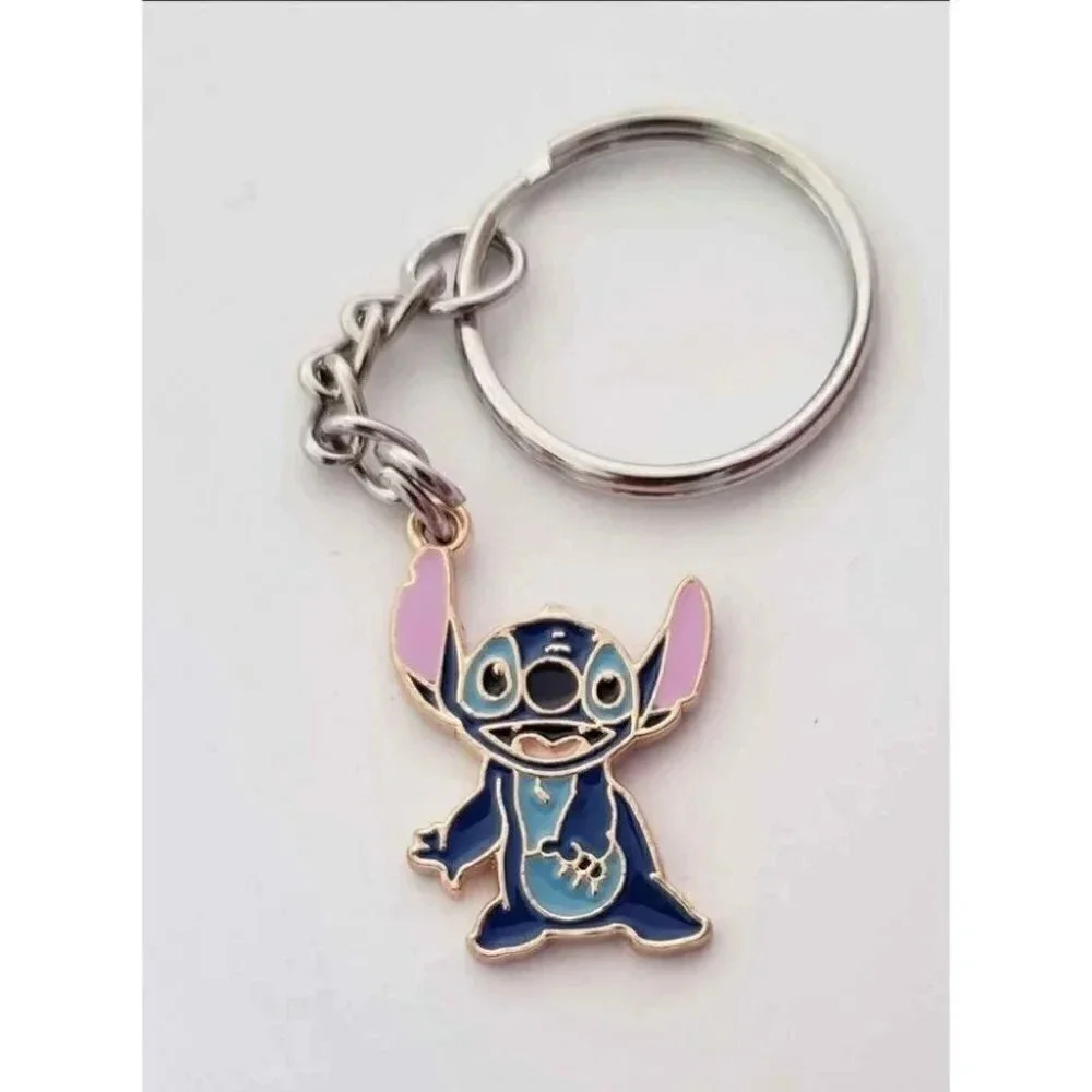 Smiling Stitch Charm Keychain